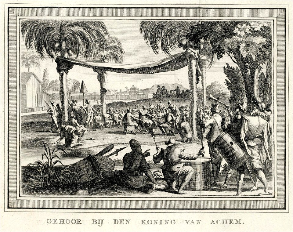AMH-6884-KB Visit to the king of Achem