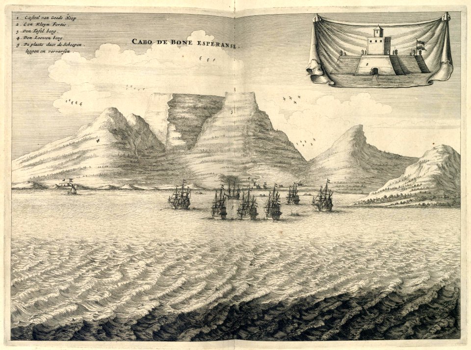 AMH-6864-KB View of the Cape of Good Hope