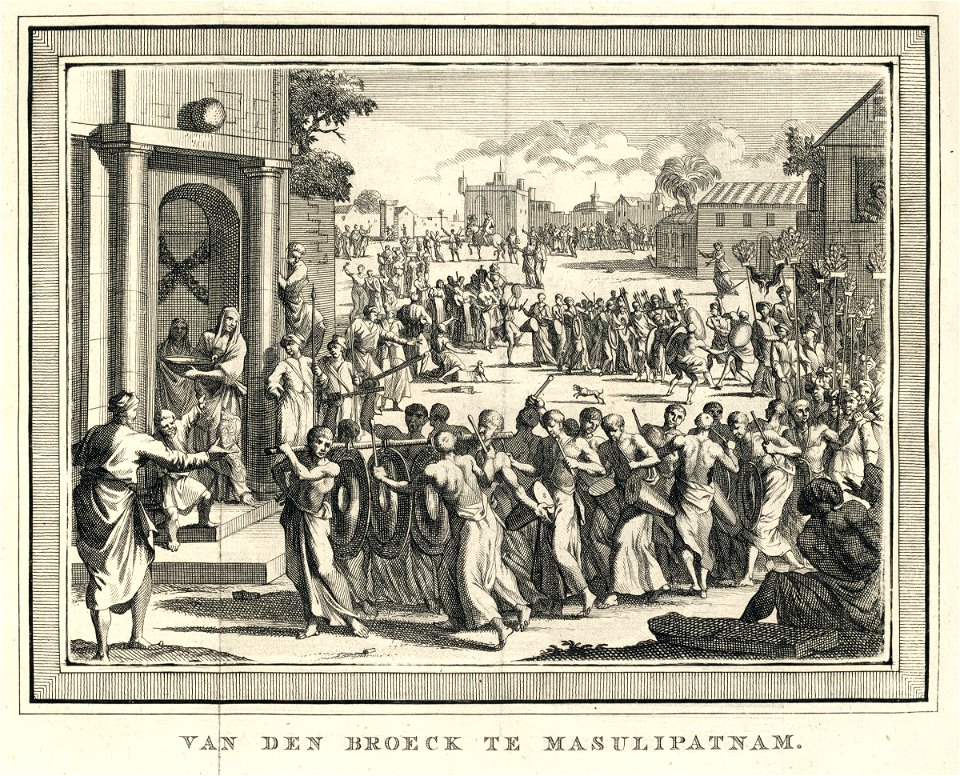 AMH-6888-KB Pieter van den Broecke in Masulipatnam