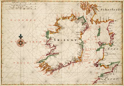 AMH-6814-NA Map of Ireland