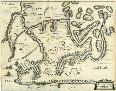 AMH-6918-KB Map of the Gulf of Ankaos