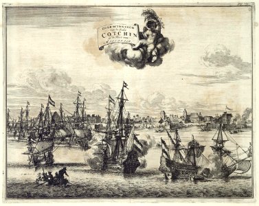 AMH-6930-KB View of the conquest of Cochin
