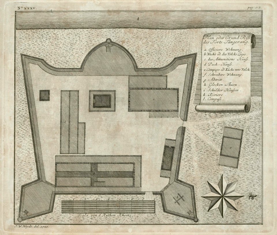 AMH-7045-KB Map of the fort of Tangerang