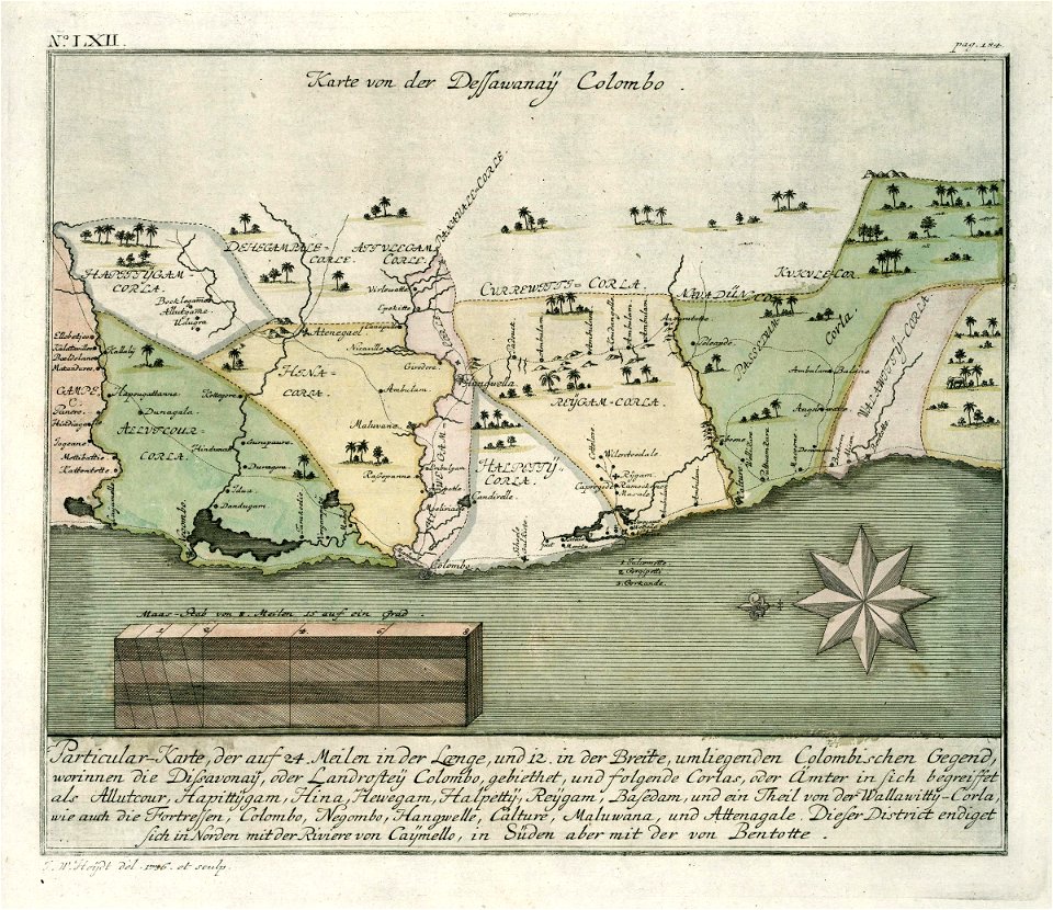 AMH-7069-KB Map of Dessawanaij Colombo