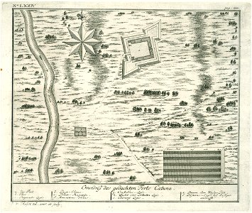 AMH-7081-KB View of Fort Catoene