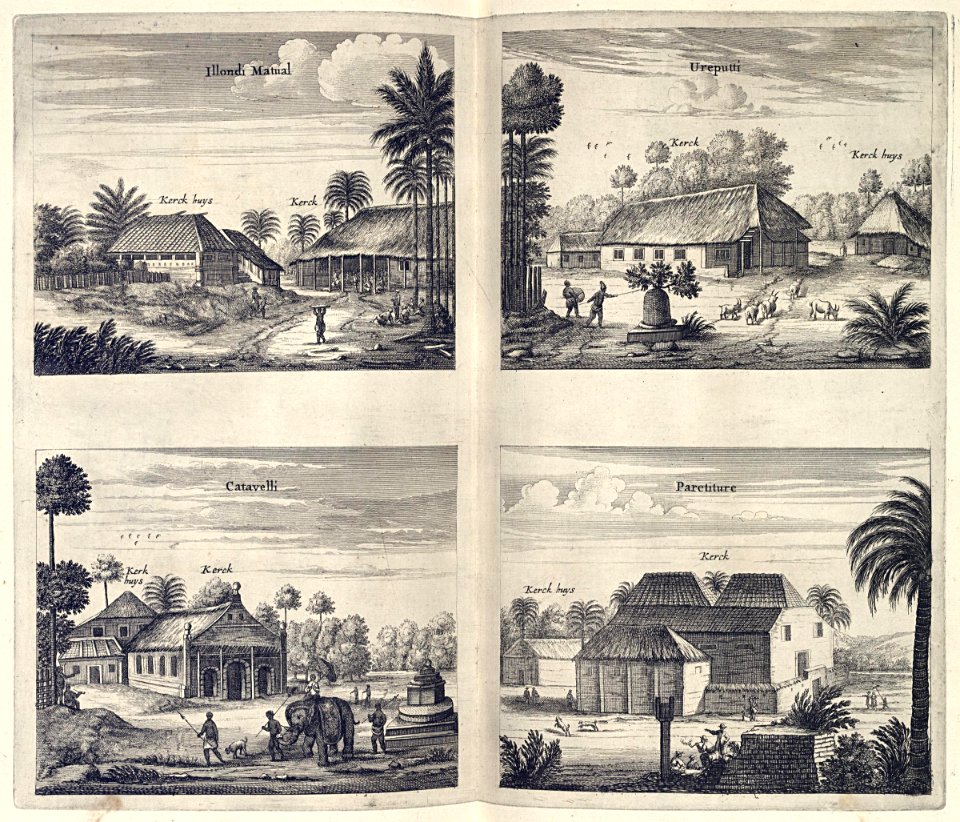 AMH-6976-KB Views of the churches of Ilondi Matual, Ureputti, Catavelli and Paretiture