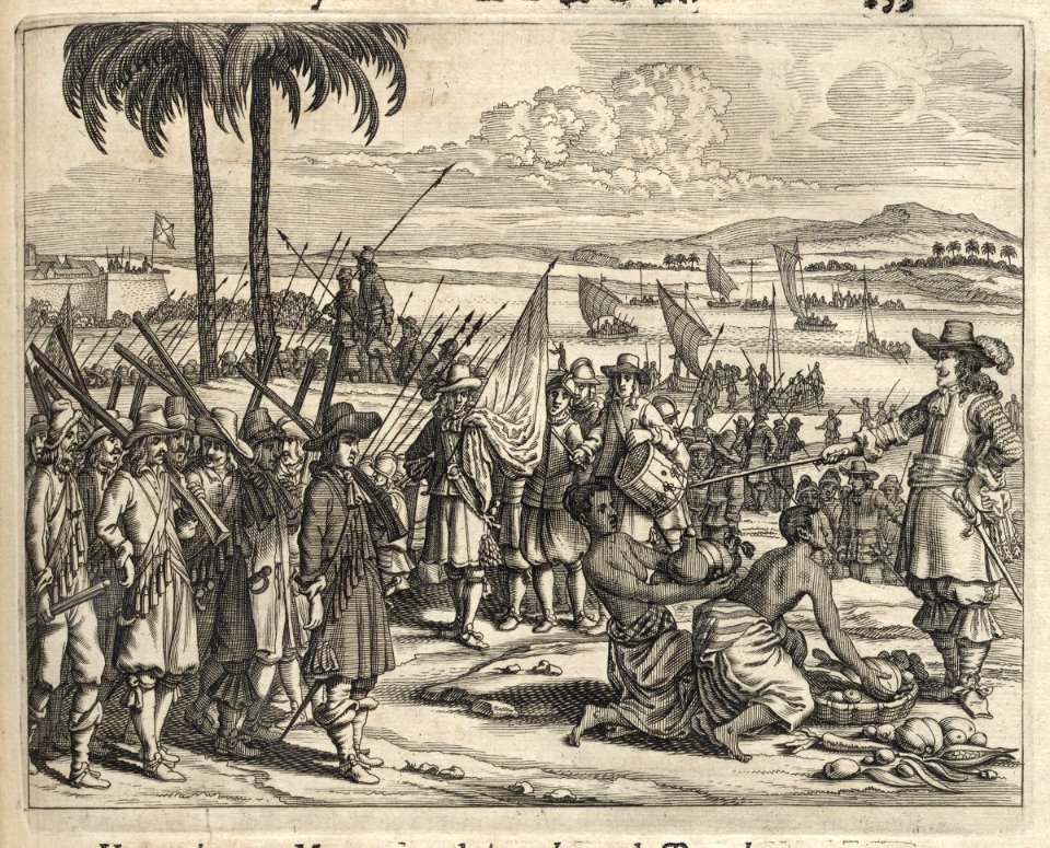 AMH-6992-KB The conquest of Jaffnapatnam, led by Van Goens in 1658