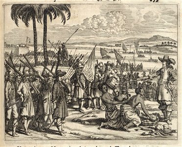 AMH-6992-KB The conquest of Jaffnapatnam, led by Van Goens in 1658