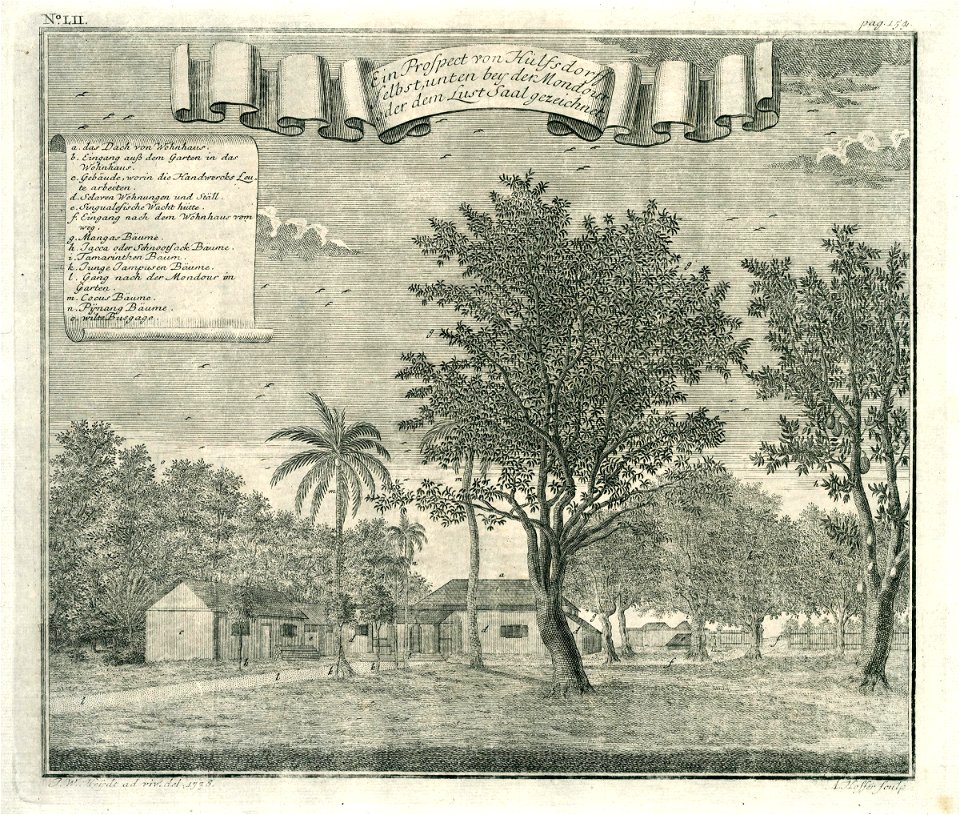 AMH-7060-KB View of Hulfsdorp, seen from the pleasure garden