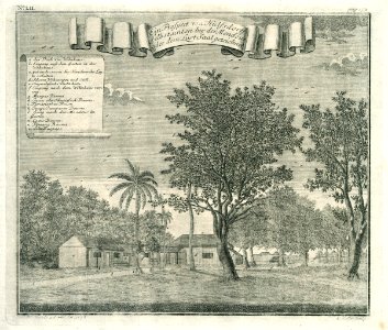 AMH-7060-KB View of Hulfsdorp, seen from the pleasure garden