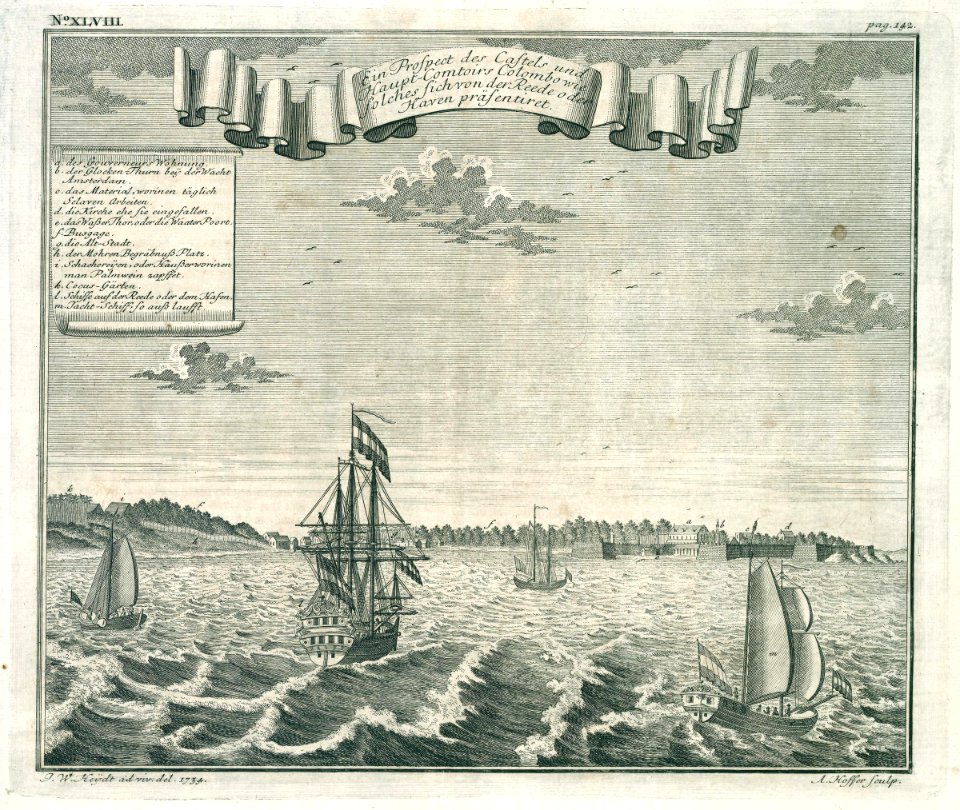 AMH-7056-KB View of the castle of Colombo
