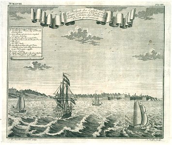 AMH-7056-KB View of the castle of Colombo