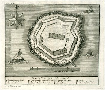 AMH-7090-KB Map of Fort Hammenhiel