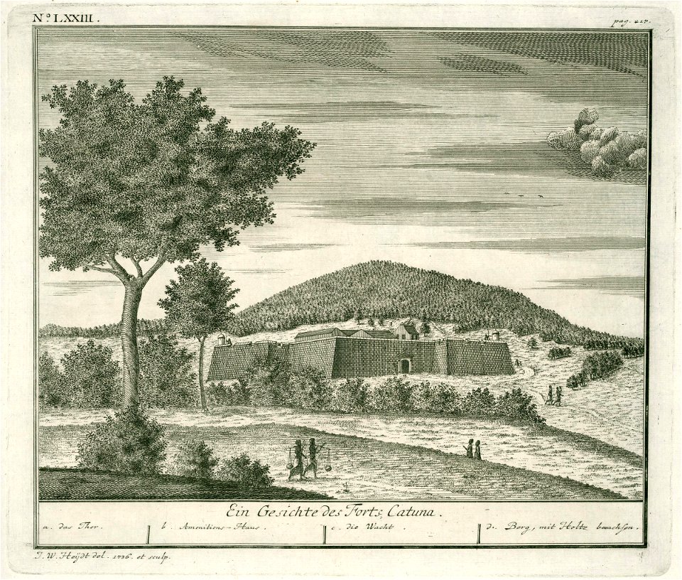AMH-7080-KB View of Fort Catoene