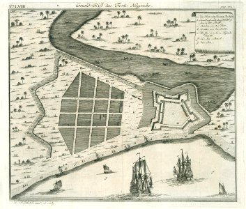 AMH-7065-KB Map of the Negombo fort