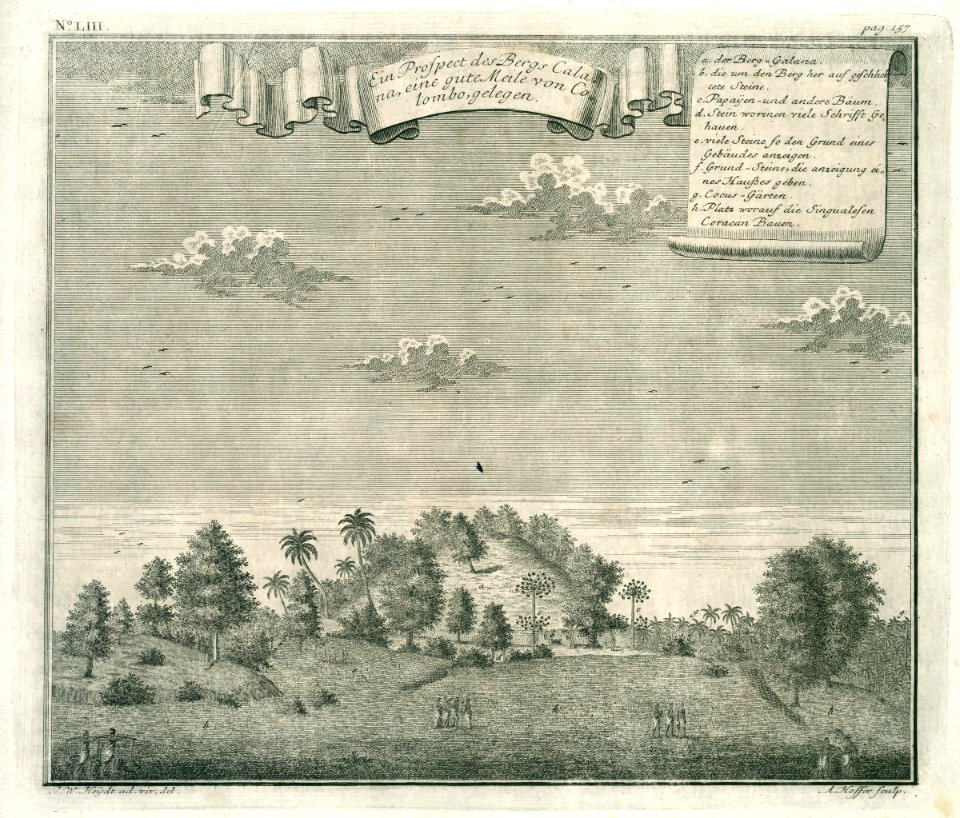 AMH-7061-KB View of the mountain of Calana, a mile out of Colombo