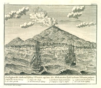 AMH-7111-KB View of the city of Ternate