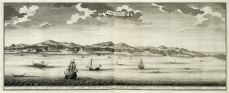 AMH-7226-KB View of the city of Ambon