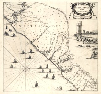 AMH-7287-KB Map of Pernambuco