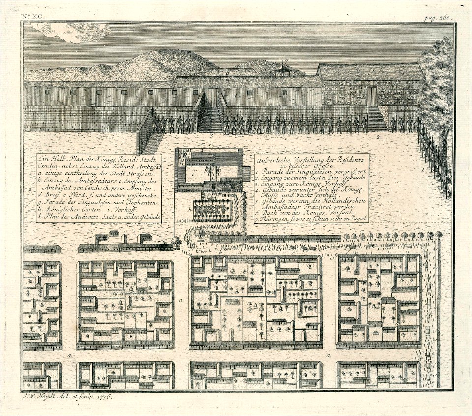 AMH-7097-KB Map of Candia with the royal residence