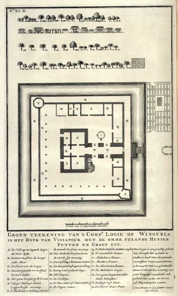 AMH-7254-KB Map of the lodge at Wingurla
