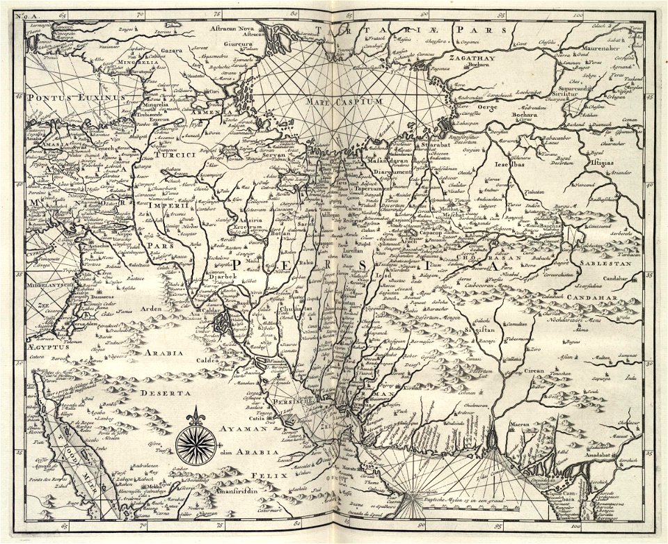 AMH-7260-KB Map of the Middle East