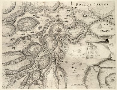 AMH-7284-KB Map of Porto Calvo and environs
