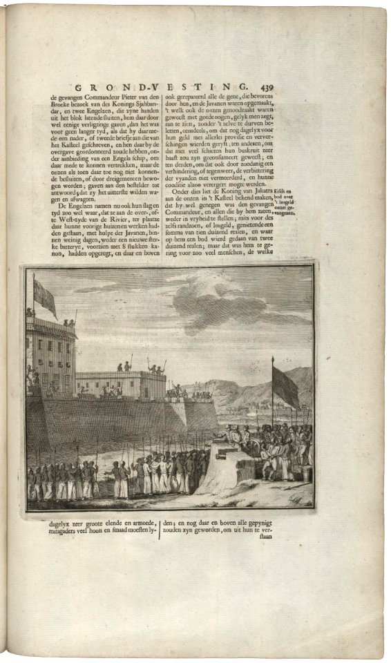 AMH-7251-KB Siege of Batavia castle in 1619