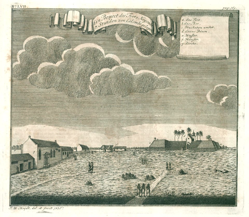AMH-7064-KB View of the Negombo fort