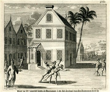 AMH-7237-KB Dutch boatswain murdered by a Portuguese seaman in Cambodia