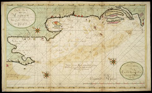 AMH-7596-NA Map of Arguin and environs, west coast of Africa