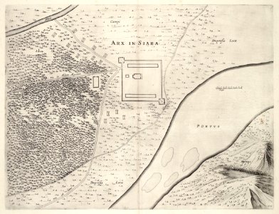 AMH-7302-KB Floor plan of the fort at Siara