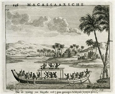AMH-7233-KB Murder of the king of Macassar, 1637