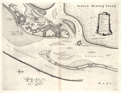 AMH-7314-KB Map of the island of Antonij Vaz