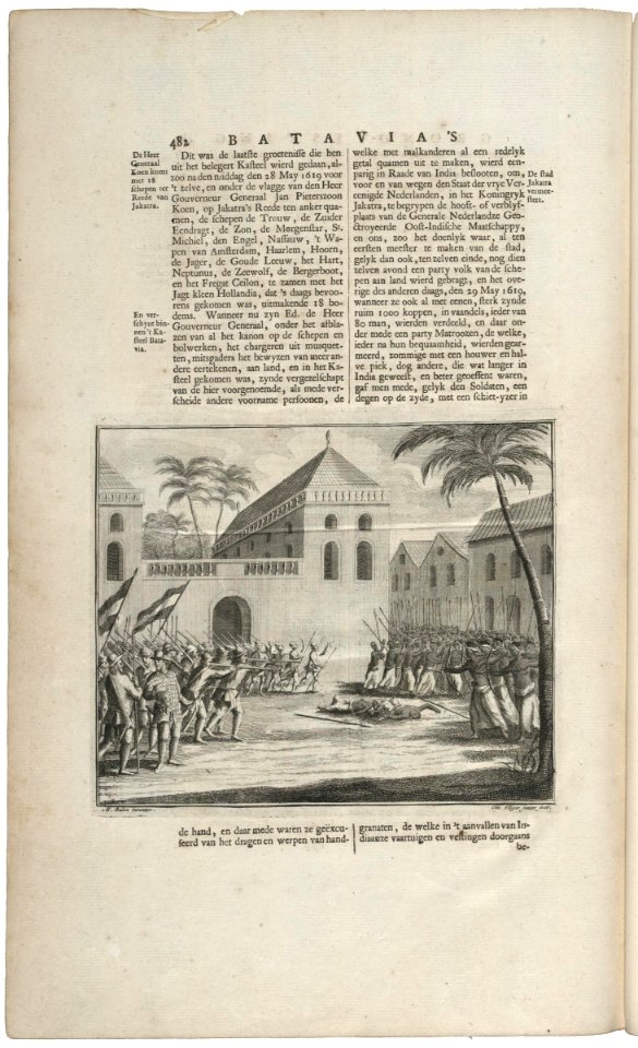 AMH-7253-KB The conquest of Jacatra by the VOC in 1619