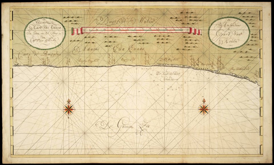 AMH-7652-NA Map of West Africa, of the Ivory Coast