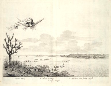 AMH-7295-KB View of Fort Maurits on the Rio San Francisco