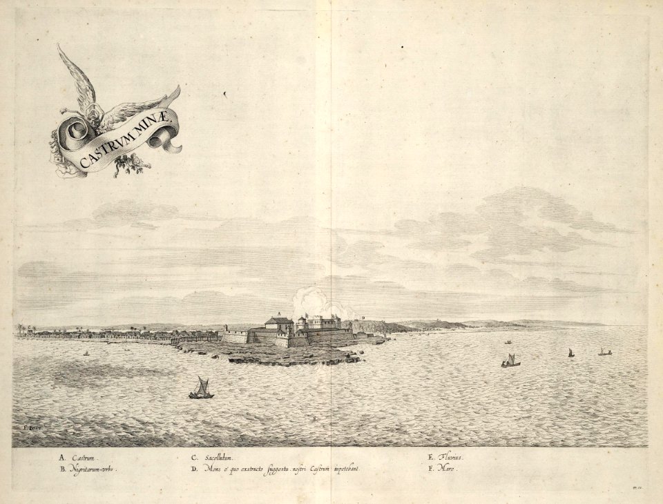 AMH-7301-KB View of the fort of El Mina