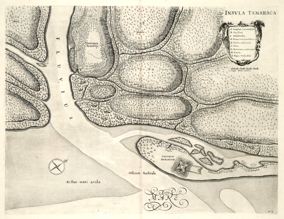 AMH-7297-KB Map of the island of Tamaraca
