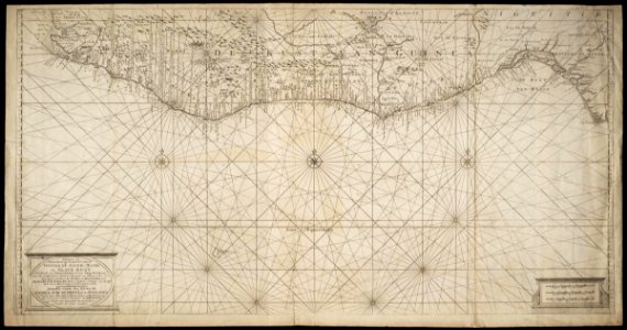AMH-7648-NA Map of West Africa, from Sierra Leone to Cape Formosa