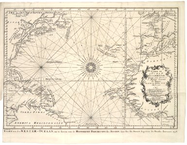 AMH-7761-KB Map of the Atlantic Ocean