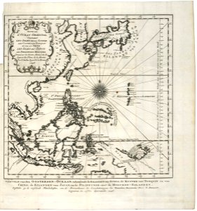 AMH-7874-KB Map of the Pacific Ocean, from Malacca to Japan