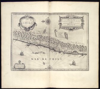 AMH-7511-KB Map of Chile