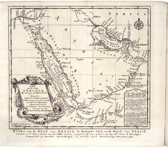 AMH-7880-KB Map of the Arab peninsula