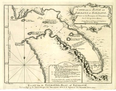 AMH-7959-KB Map of Saldanha Bay