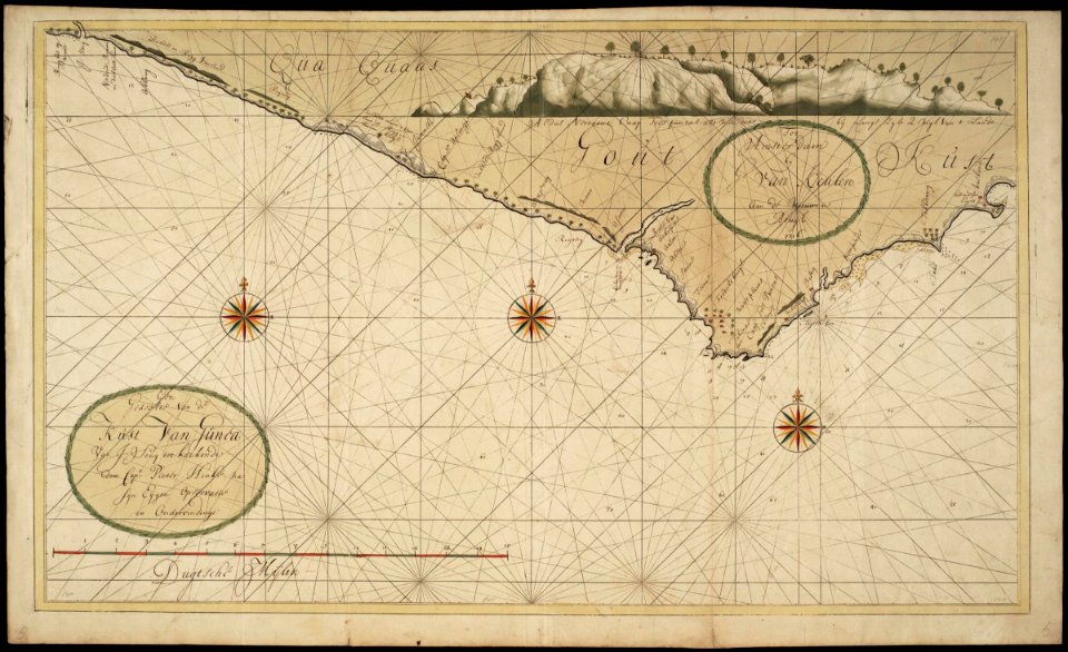 AMH-7653-NA Map of West Africa, of the Ivory Coast