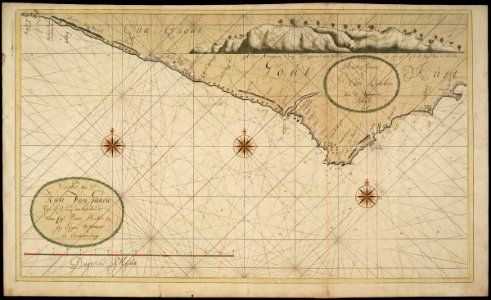 AMH-7653-NA Map of West Africa, of the Ivory Coast