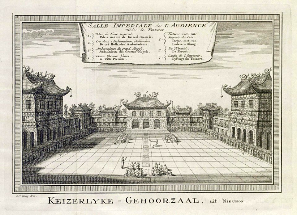 AMH-7970-KB Dutch being received by the Chinese emperor