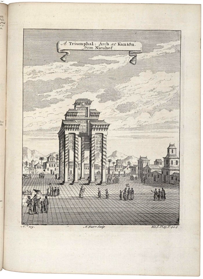 AMH-7904-KB Triumphal arch in Kanton