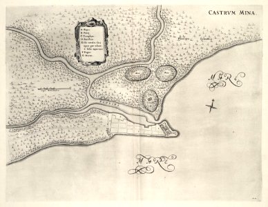 AMH-7300-KB Floor plan of the fort of El Mina